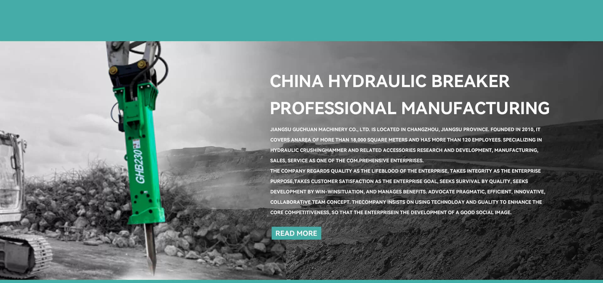 Kalite hidrolik çekiç fabrika