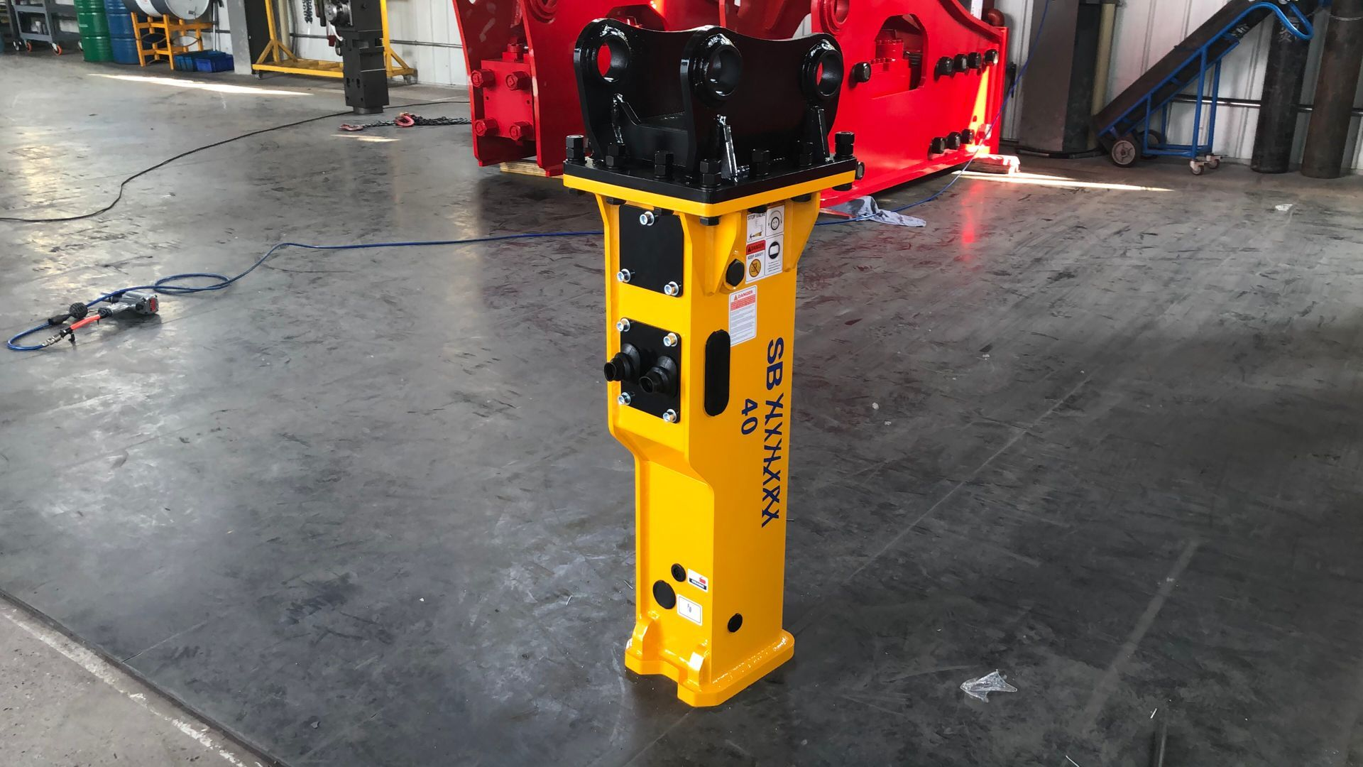 20 Ton Excavator Rock Box Type Hydraulic Breaker For Concrete Demolition