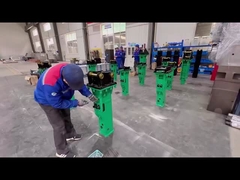 Guchan SB43 / GCB75 Box Type 75mm Chisel Hydraulic Breaker Rock Hammer For 6-9T Excavator 