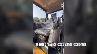 SEWOOMIC HX80G 8 Ton Crawler Excavator: Yanmar Powered & Load Sensing Technology