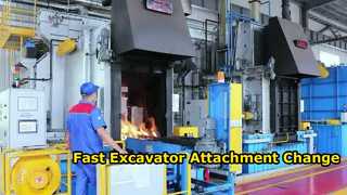 Szybkozłącze mechaniczne do koparek 1,5–45 ton, stal Q355