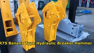 Guchuan R75 типа «банан» полностью гидравлический молоток 410 кг с долотом 75 мм, экскаватор 6-9 тонн