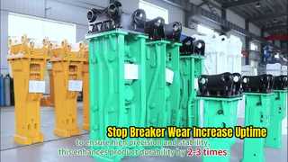 Side Type Hydraulic Breaker | SOOSAN SB60 Equivalent Rock Hammer for 15–18 Ton Excavators