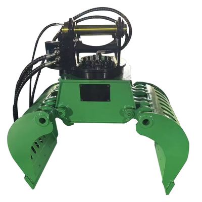 Buy 360 Rotating XCMG SANY Excavator Hydraulic Shear Stone Steel Grapple online manufacture