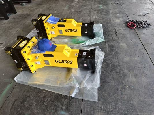 Buy Box Type 68 Tool Diameter Hydraulic Breaker Rock Breaker For 4 - 7  Ton Small Excavator online manufacture