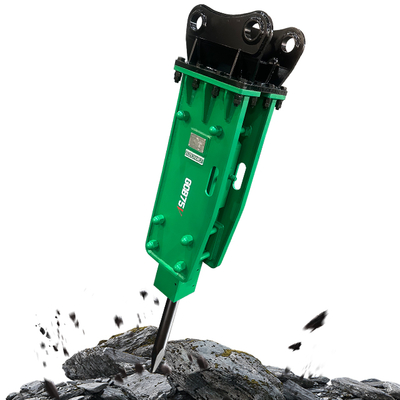 satın al Top Tip 75mm Araç Diametresi Hidrolik Kırıcı 6- 9 Ton Ekskavatör Backhoe Yükleyici için Kaya Kırıcı JCB3CX CAT416 online manufacture