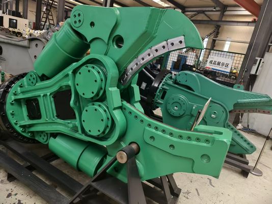 kupować Wielofunkcyjne nożyce hydrauliczne do złomu żelaznego z podwójnym cylindrem, obrotowe nożyce hydrauliczne do metalu dla koparek 18-26 online manufacture