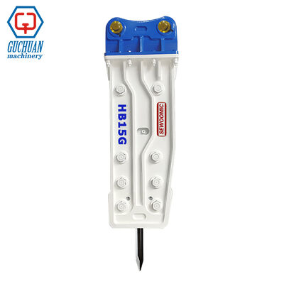 Mua Mở loại HB15G Hydraulic Breaker với 120mm Chisel cho máy đào 12-18 tấn sản xuất trực tuyến