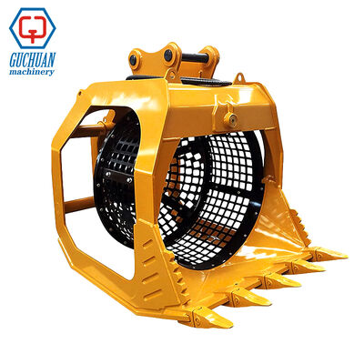 Buy High-Efficiency Rotary Screening Bucket for Excavators: GC-GCB Series Trommel Bucket for Material Sifting & Recycling online manufacture