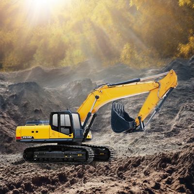 PLC Control Crawler Mounted Hydraulic Excavator Construction Equipment Digger 37 Ton