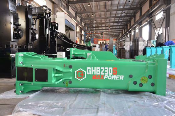 Hydraulic Skid Steer Rock Hammer 25-35ton Breaker For Excavator Building Demolition