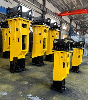 20 Ton Excavator Hydraulic Hammer - 135mm Chisel Silent Design for Construction Demolition