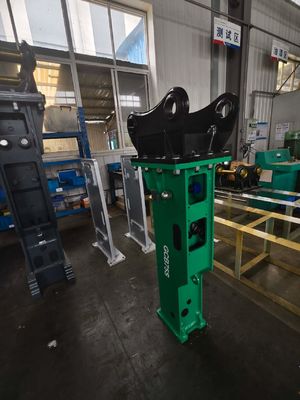 6-9 Ton Excavator Hydraulic Breaker 75mm Silent Demolition Tool For Construction
