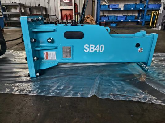 Box Type 68mm Tool Diameter Hydraulic Breaker Rock Breaker For 4 - 7  Ton  Excavator Backhoe Loader JCB55Z