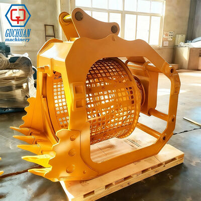 Rotary Screening Bucket: Professional Trommel Attachment for 7-10t Excavators