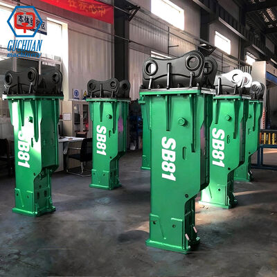 SB81 Silent-Type Hydraulic Breaker with 4067 Joule Impact Energy 140mm Chisel and Noise Reduction Technology